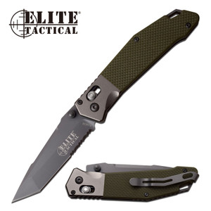 Elite Tactical ET-1027GN Folding Knife