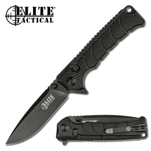 Backdraft Elite Tactical Folding Knife Plain Edge