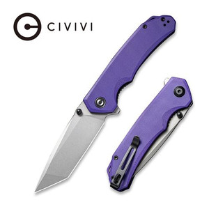 Brazen Folding Knife with Purple G10 Handle C2023A