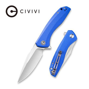 Baklash Folding Knife with Blue G10 Handle C801F