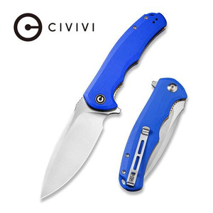 Praxis Folding Knife with Blue G10 Handle C803E