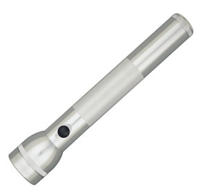 Maglite 3 Cell D Silver Flashlight Boxed