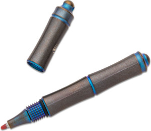 Syrinx Screw Cap Pen, Blue Titanium TP-04A