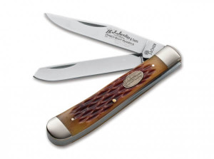 Justin TS Trapper Brown Folding Knife 110732JU