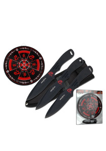 PERFECT POINT THROWING KNIFE SET PP-075-3BK