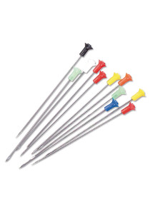 100 PC PER PACK 4" BLOWGUN STAINLESS STEEL SPEAR HEAD MULTI-COLOR TARGET DARTS SP-100