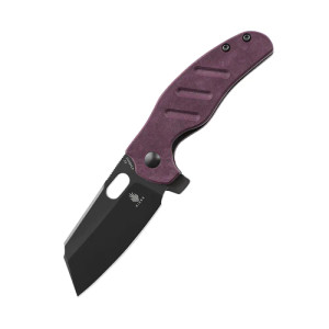 Mini Sheepdog C01c Liner lock Knife with Richlite Red Handles - V3488A5