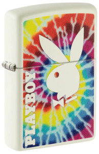 Playboy Bunny Rabbit Head Psychedelic Swirl Zippo