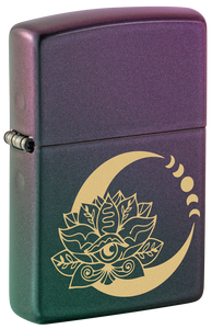 Lotus Moon Design Zippo Lighter 48587