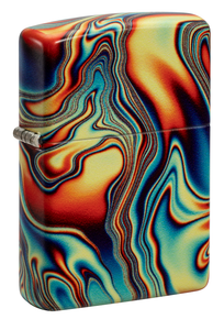 Colorful Swirl Pattern Design Zippo Lighter 48612