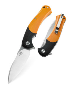 Penguin Black/ Orange G10 Folding Knife BG32C