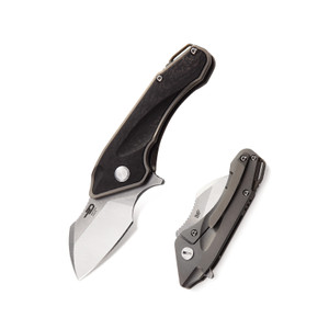 IMP Black Titanium/CF Folding Knife BT1710A