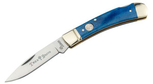 Gentleman's Lockback Blue Bone Knife 110816