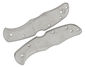 Flytanium Titanium Scales for Spyderco Endura, Stonewashed, Knife Not Included - FLY-1183