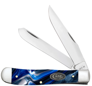 Ocean Blue Kirinite Trapper Folding Knife 75060