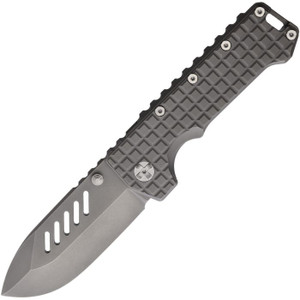 Kodiak Gray Handle Folding Knife PMP Knives