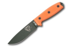 Plain Green Blade w/ G10 Orange Handles