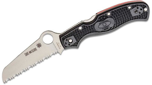 Rescue 3 Thin Red Line Serrated