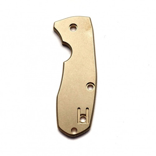 Spyderco Techno 2 Brass Scale Antique Stonewash