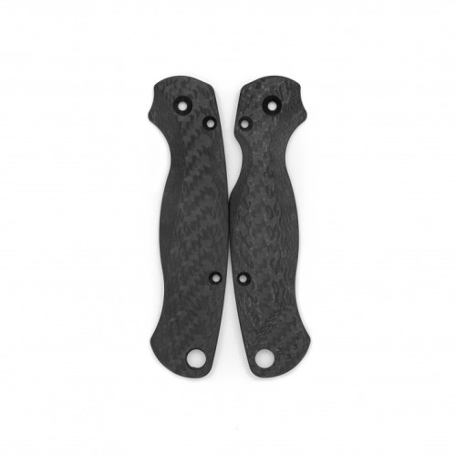 Spyderco Paramilitary 2 Lotus Carbon Fiber Weave Scales