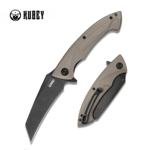 2021 New Anteater Liner Lock Folding Knife Tan G10 Handle KU212C