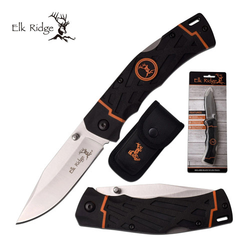 Elk Ridge Folding Knife with Sheath