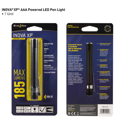 Inova XP LED Pen Light Black
