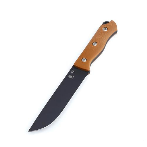 Bush Fixed Blade Knife G10 Brown