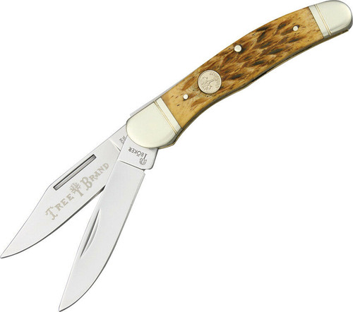 Tree Brand Copperhead with Brown Jigged Bone Handle 110723