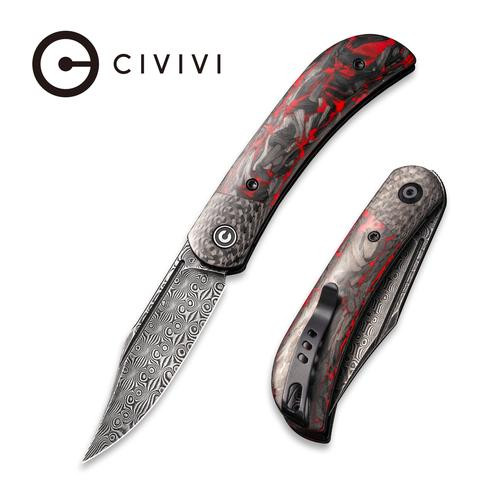 Appalachian Drifter II Carbon Fiber Red Handle C19010C-DS2