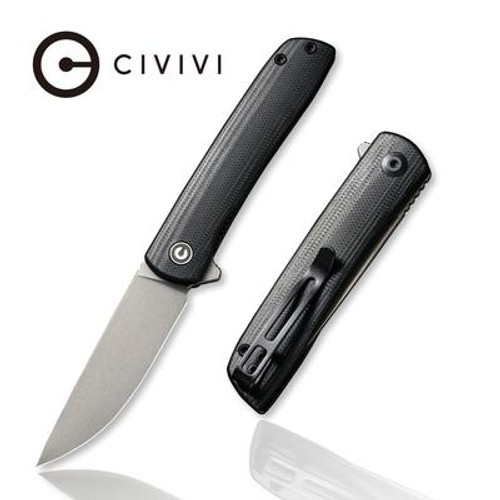Bo Flipper Knife with Black G10 Handle C20009B-3
