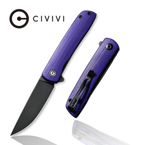 Bo Folding Knife with Purple G10 Handle C20009B-5