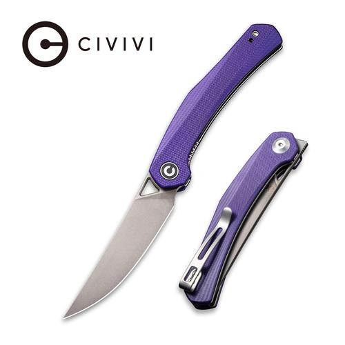 Lazar Folding Knife with Purple G10 Handle C20013-2