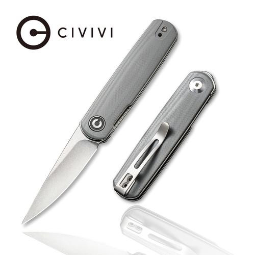 Lumi Folding Knife with Gray G10 Handle C20024-2