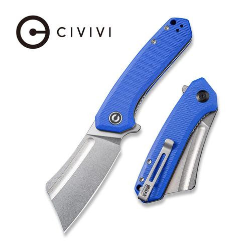 Mini Bullmastiff Folding Knife with Blue G10 Handle C2004B