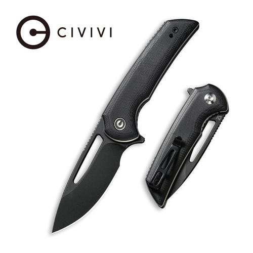 Odium Folding Knife with Black G10 Handle C2010E