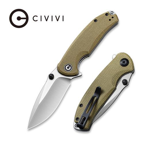 Pintail Folding Knife with Olive Micarta Handle C2020B