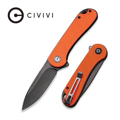 Elementum Folding Knife with Orange G10 Handle C907Y