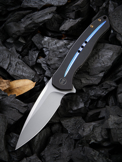 Kitefin Folding Knife with Black Titanium Handle 2001E