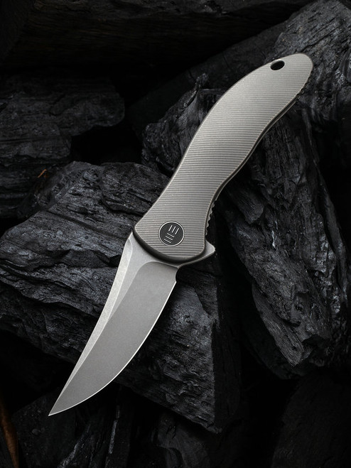 Mini Synergy Folding Knife with Gray Integral Titanium Handle 2011A