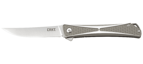 Crossbones Folding Knife with Two-Tone Aluminum Handles 7530