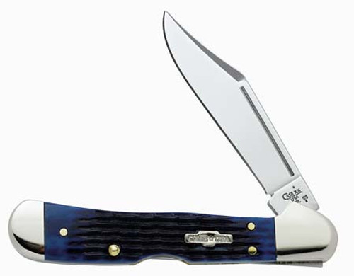 Mini Copperlock Blue Bone Pocket Knife