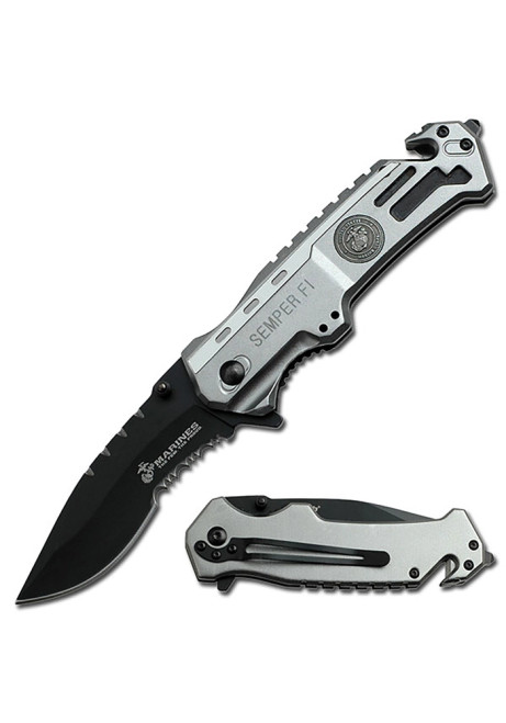 U.S. MARINES BY MTECH USA SPRING ASSISTED KNIFE M-A1002DS