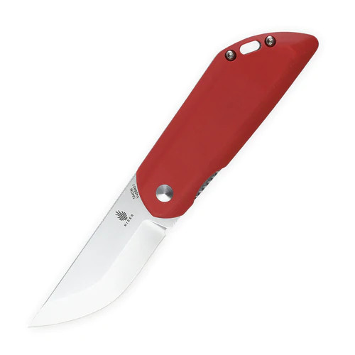 Comfort Liner Lock Knife with 154CM Steel Blade and Red G-10 Handles V4559C1