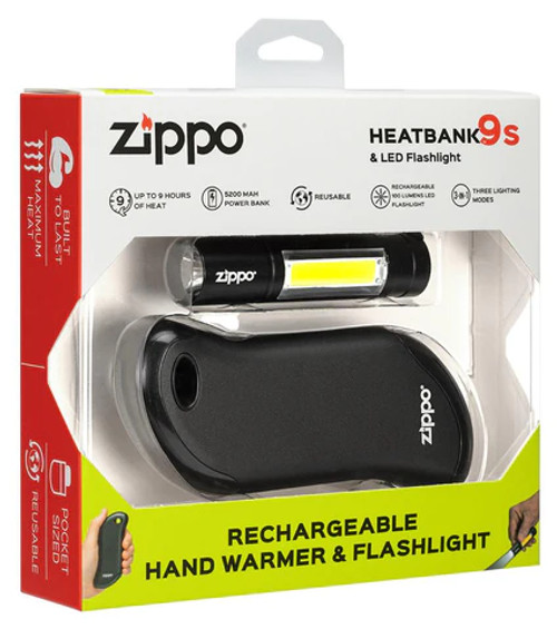 Zippo Heat Bank Rechargeable Hand Warmer & Flashlight