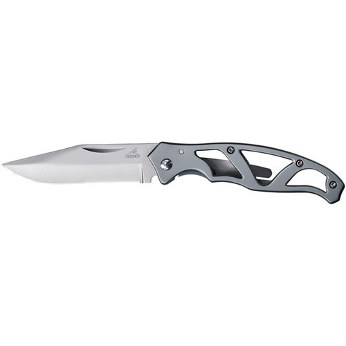 Paraframe Mini Pocket Knife with Fine Edge Blade and Stainless Steel Handle - 22-48485N