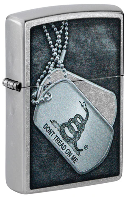 Dont Tread On Me Dog Tag Zippo