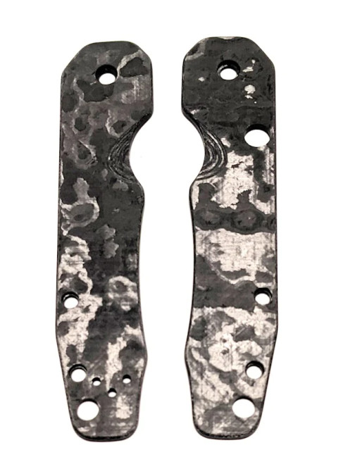 Spyderco Smock Fat Carbon Scale Set - Black Camo