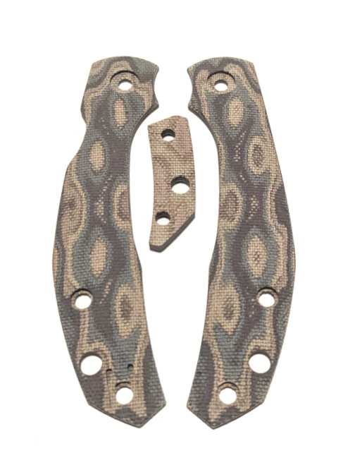 Spyderco Kapara Micarta Scale Set Canvas Python