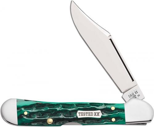 Mini Copperlock Kinfolk Jigged Jade Bone Pocket Knife